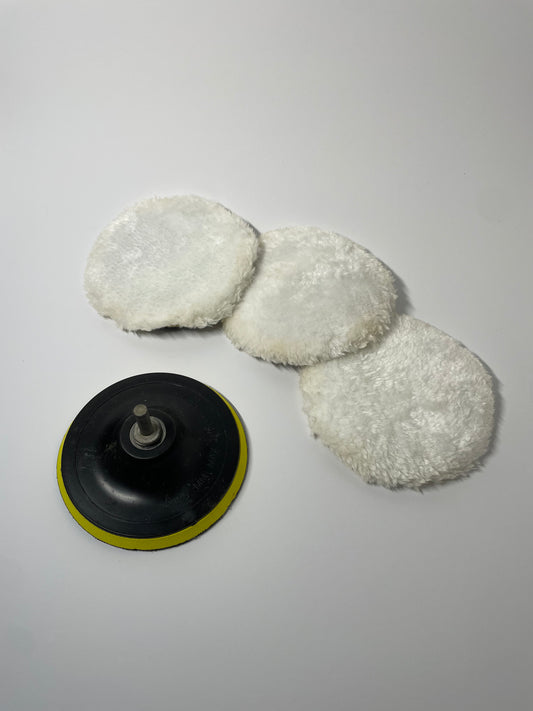 5-teiliges Mikrofaser Premium Polierpad Akkuschrauber – Effiziente Politur mit maximaler Schonung